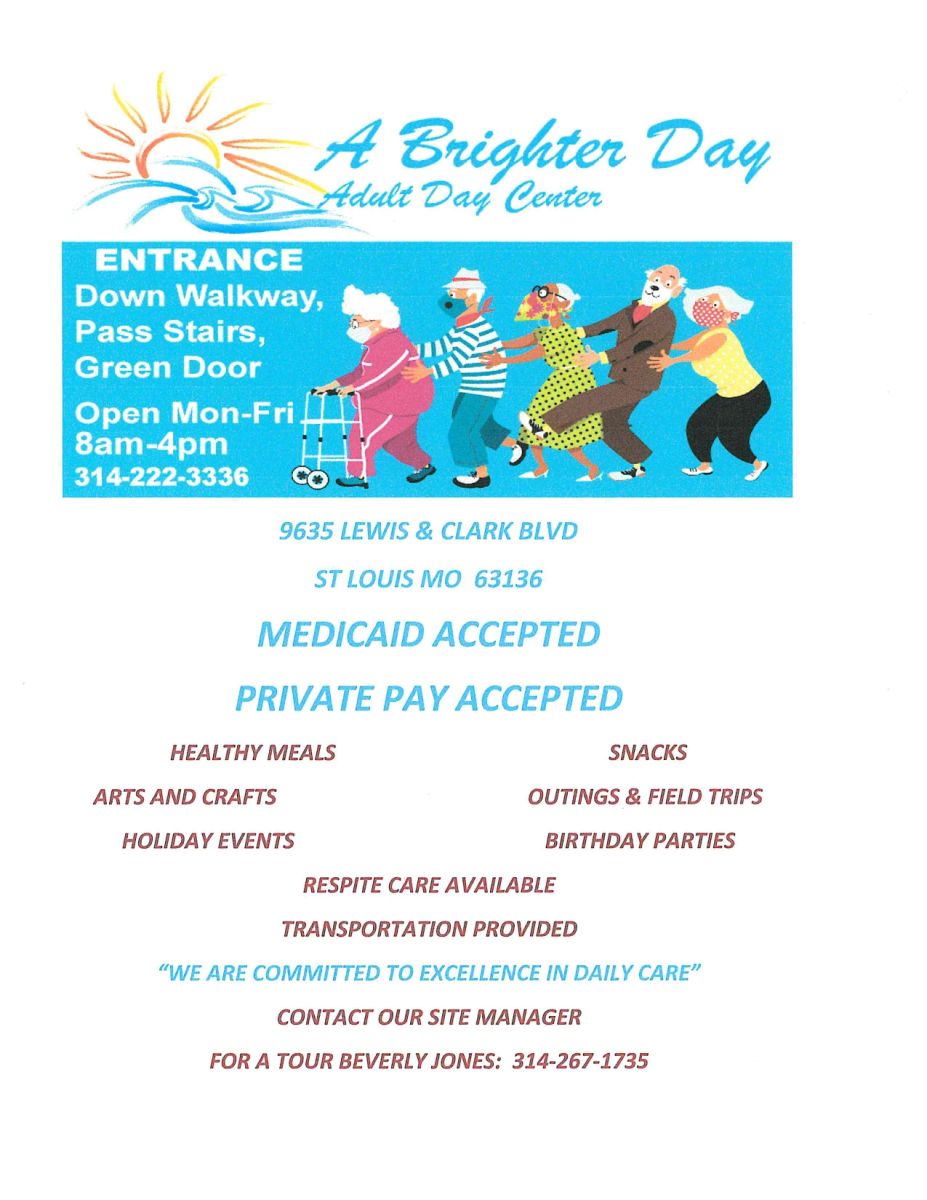 Adult Day Center Flyer